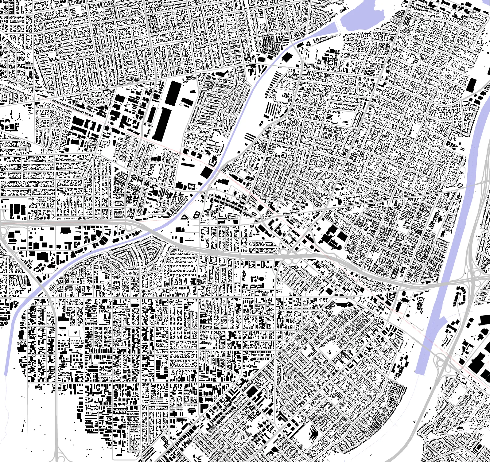 El Monte figure ground plan