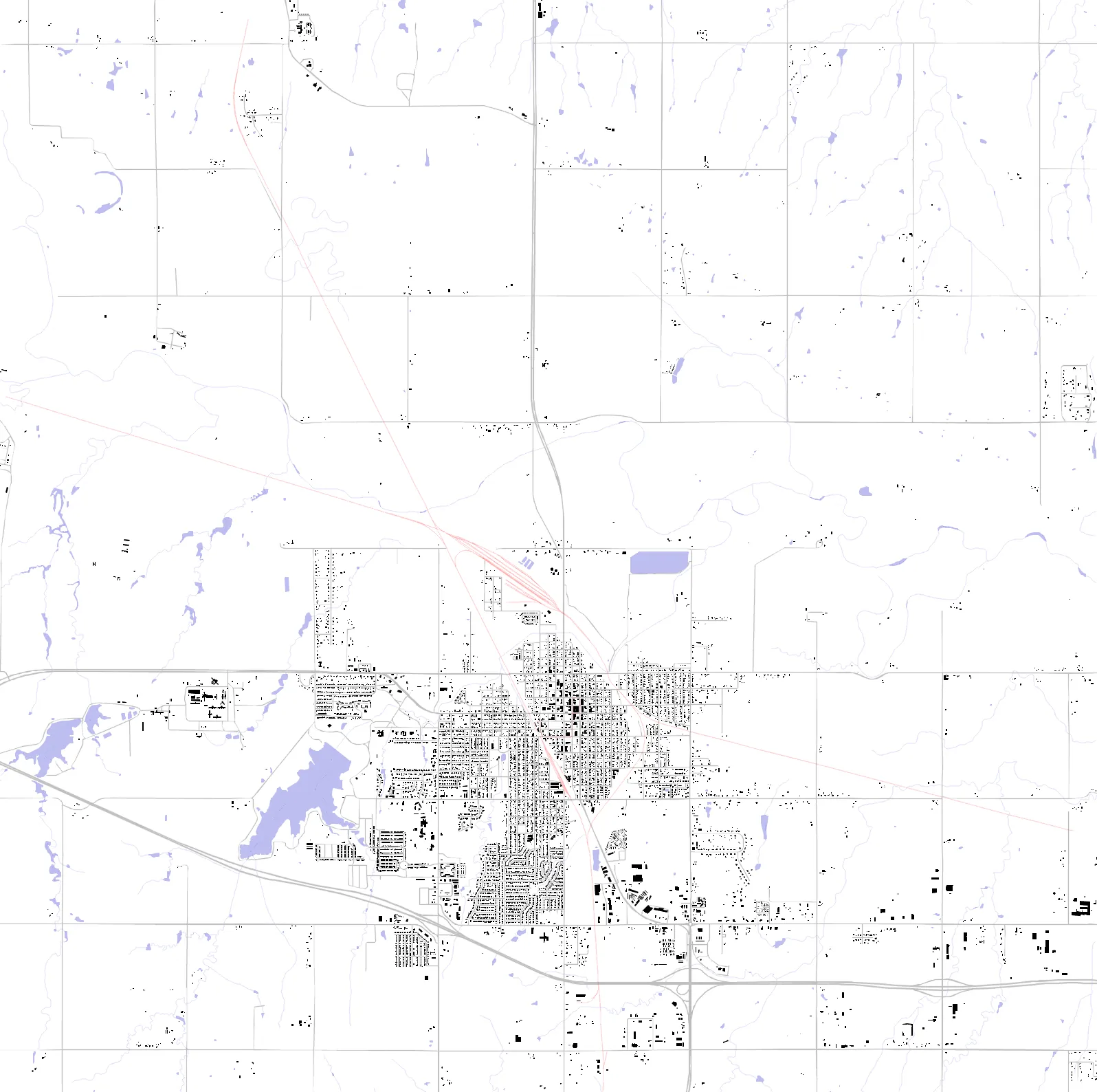 El Reno figure ground plan