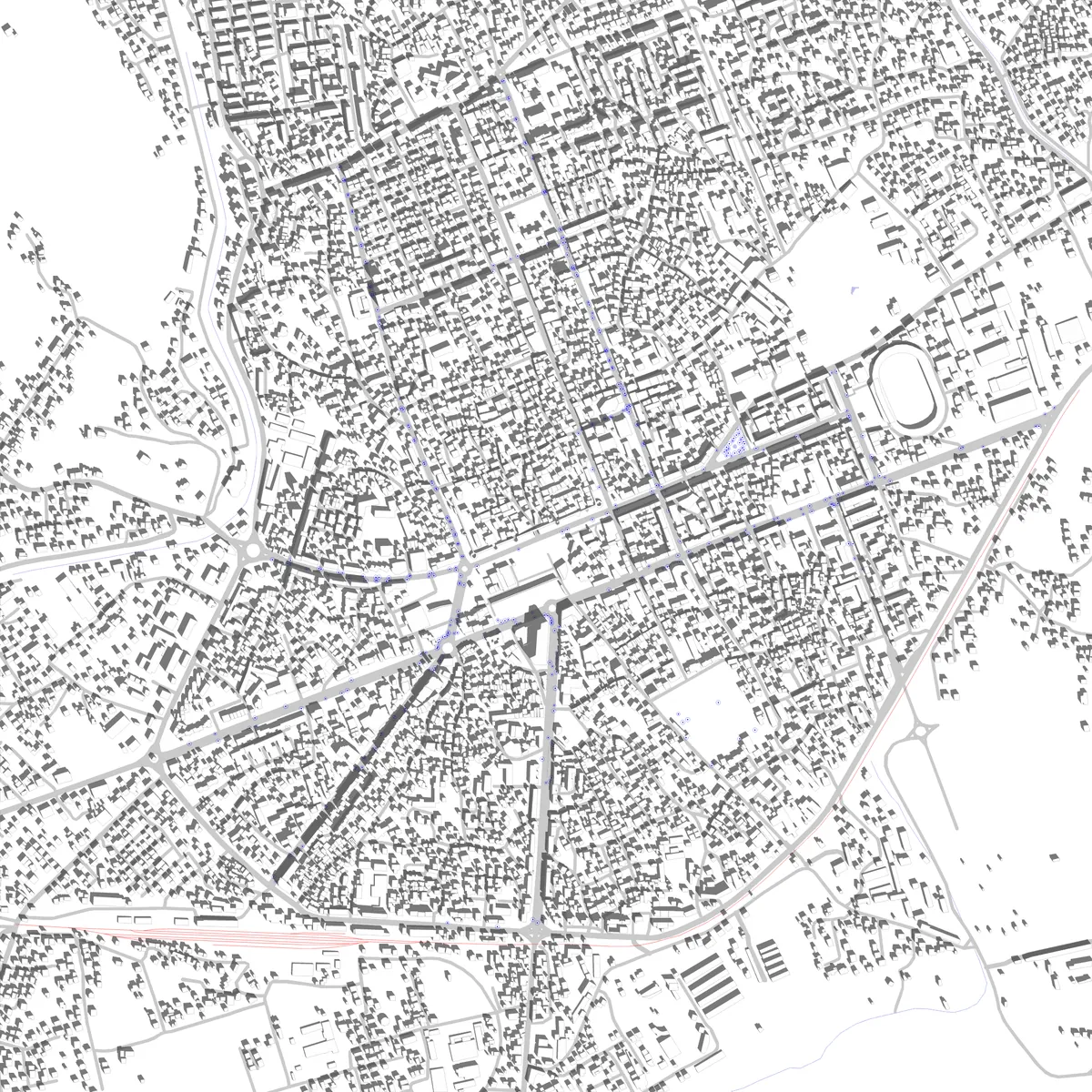 Elbasan site plan (2.5 km)