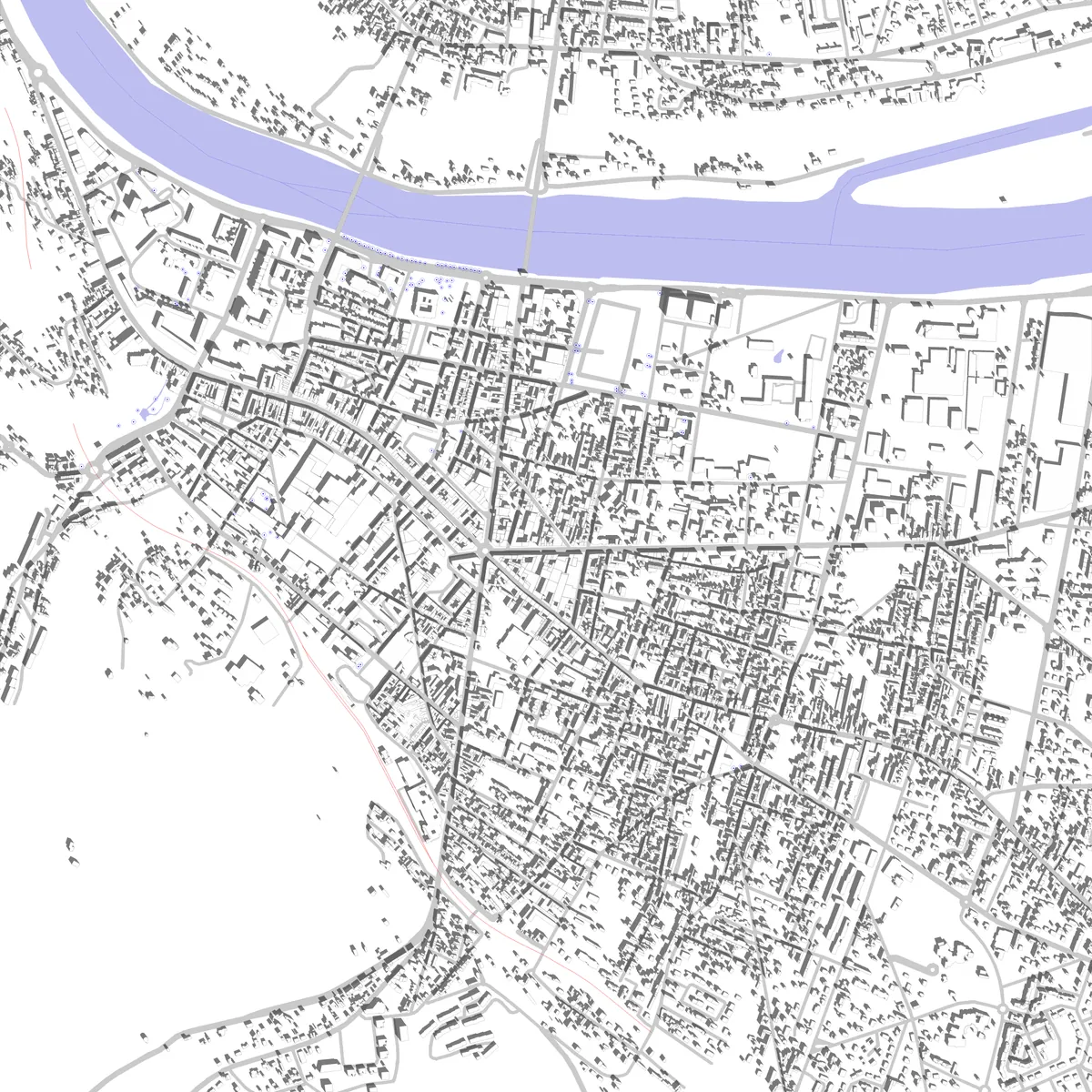Elbeuf plan de situation (2,5 km)