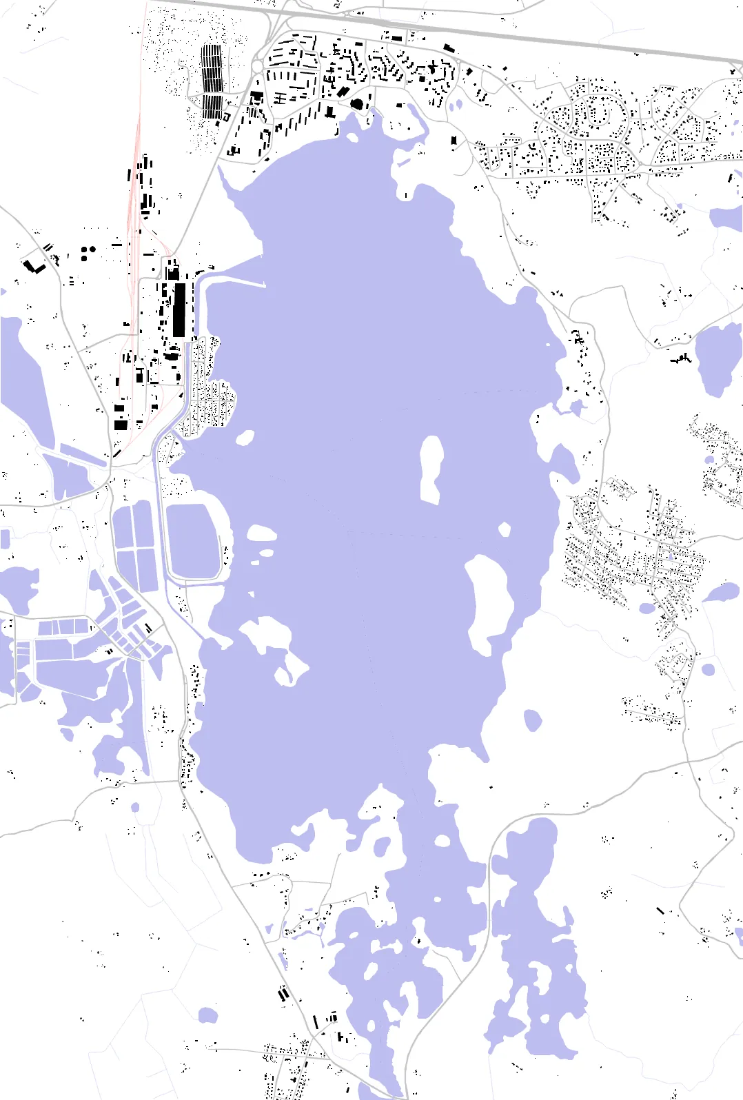 Elektrėnai figure ground plan