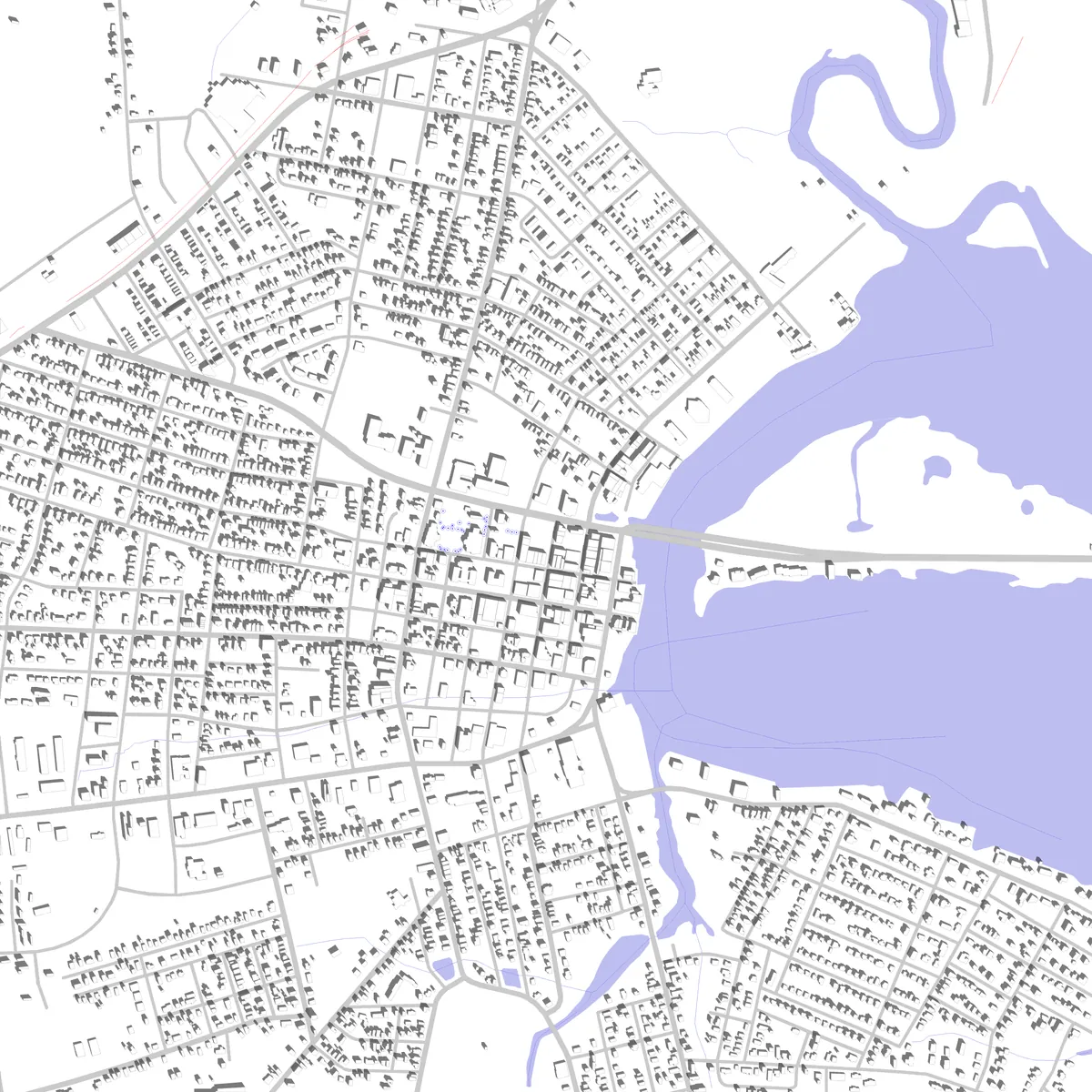 Elizabeth City site plan (2.5 km)