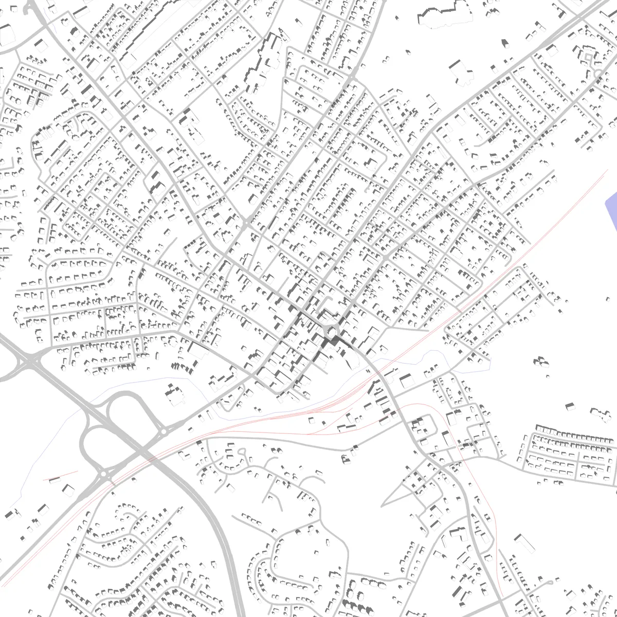 Elizabethtown site plan (2.5 km)