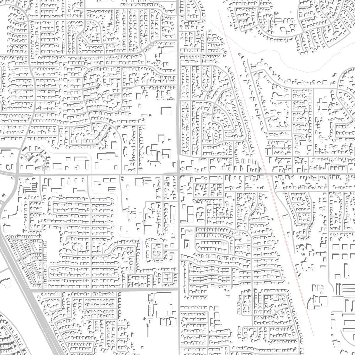 Elk Grove Lageplan (2,5 km)