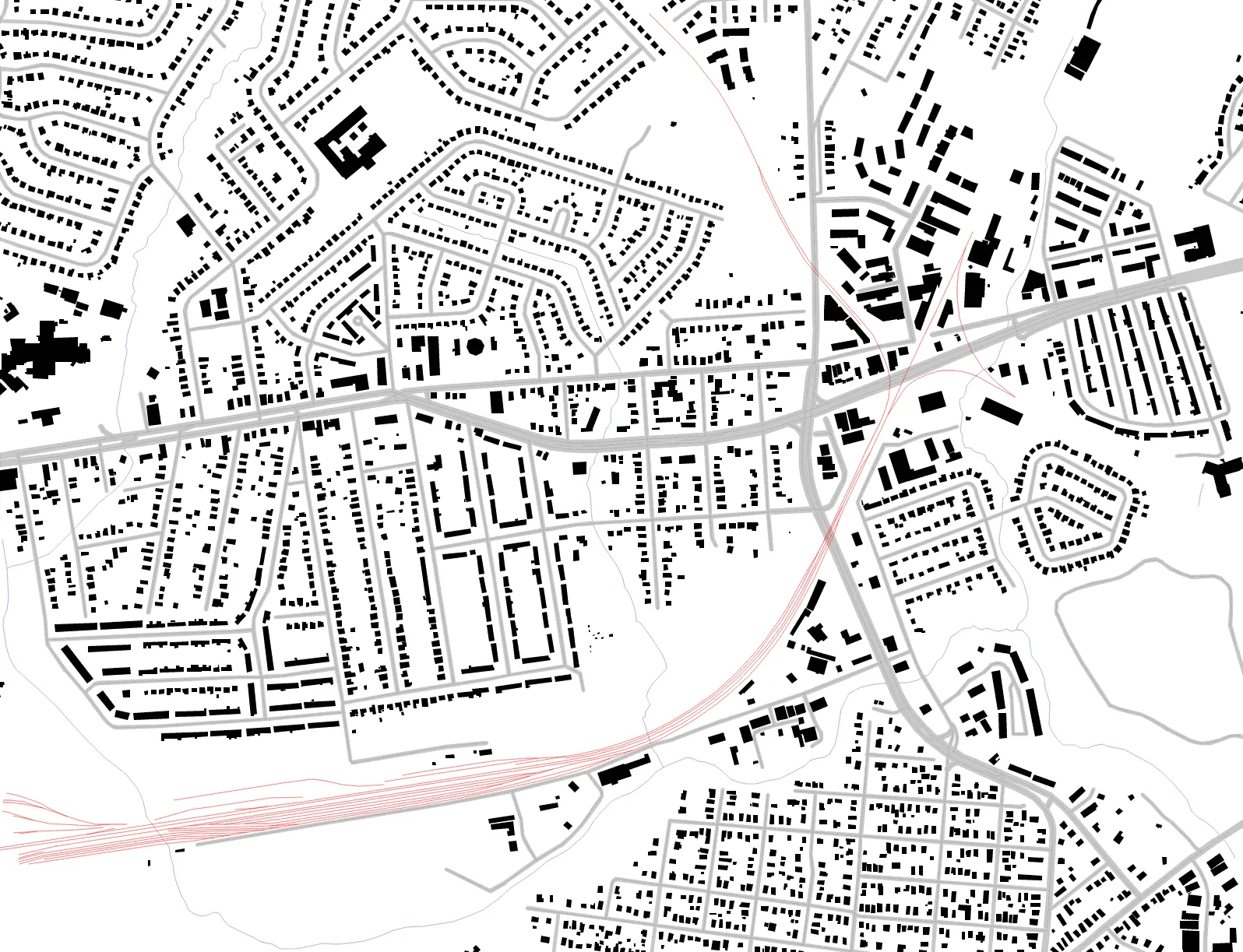Elsmere figure ground plan
