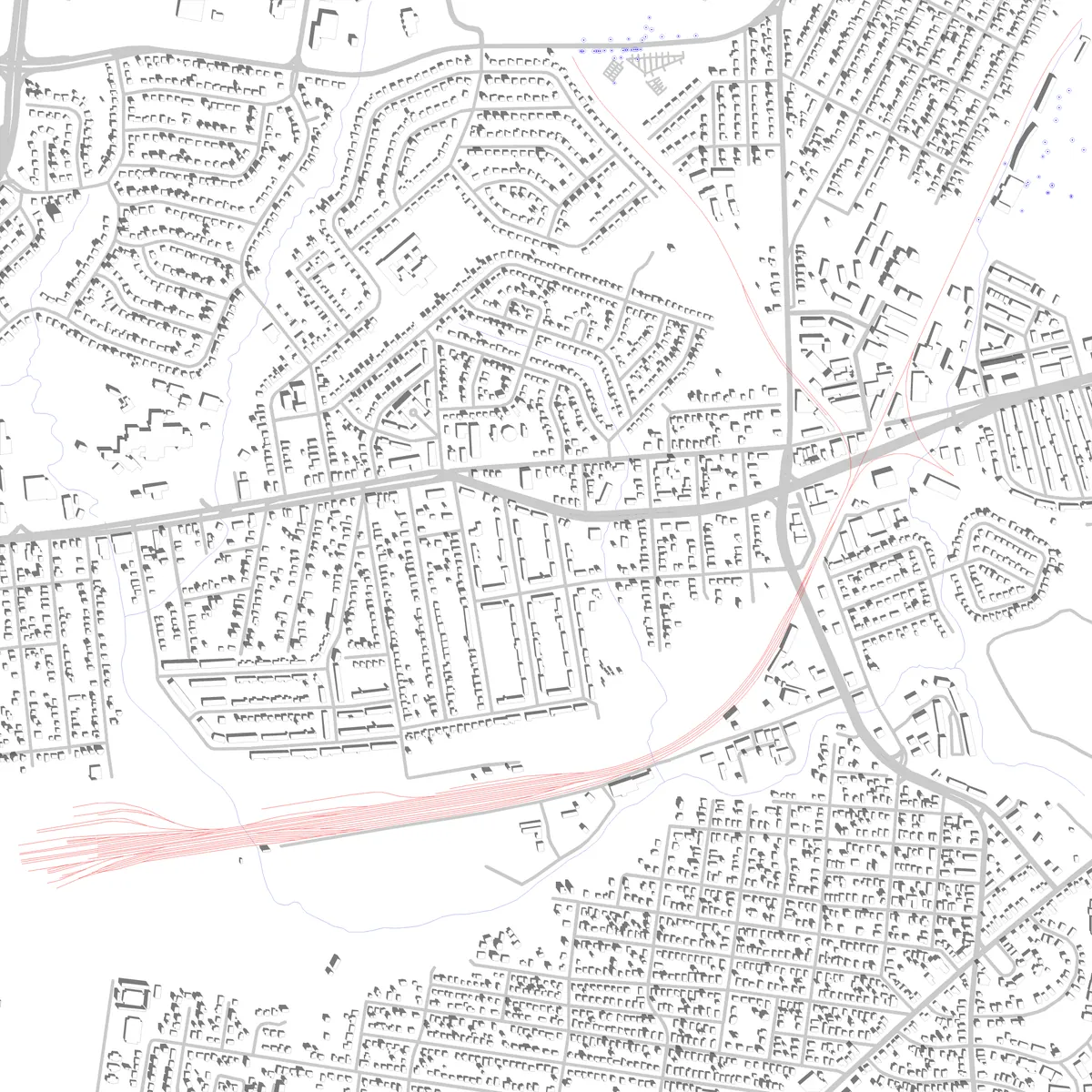 Elsmere site plan (2.5 km)