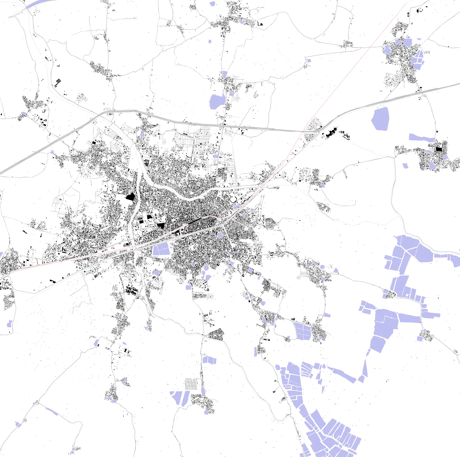 Eluru figure ground plan