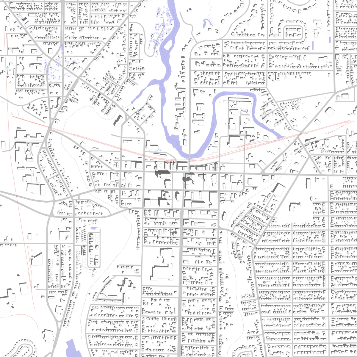 Elyria site plan (2.5 km)