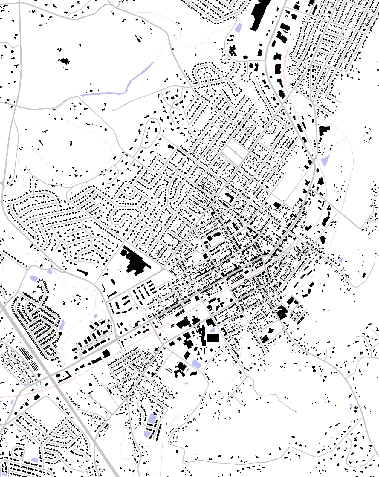 Emmaus figure ground plan