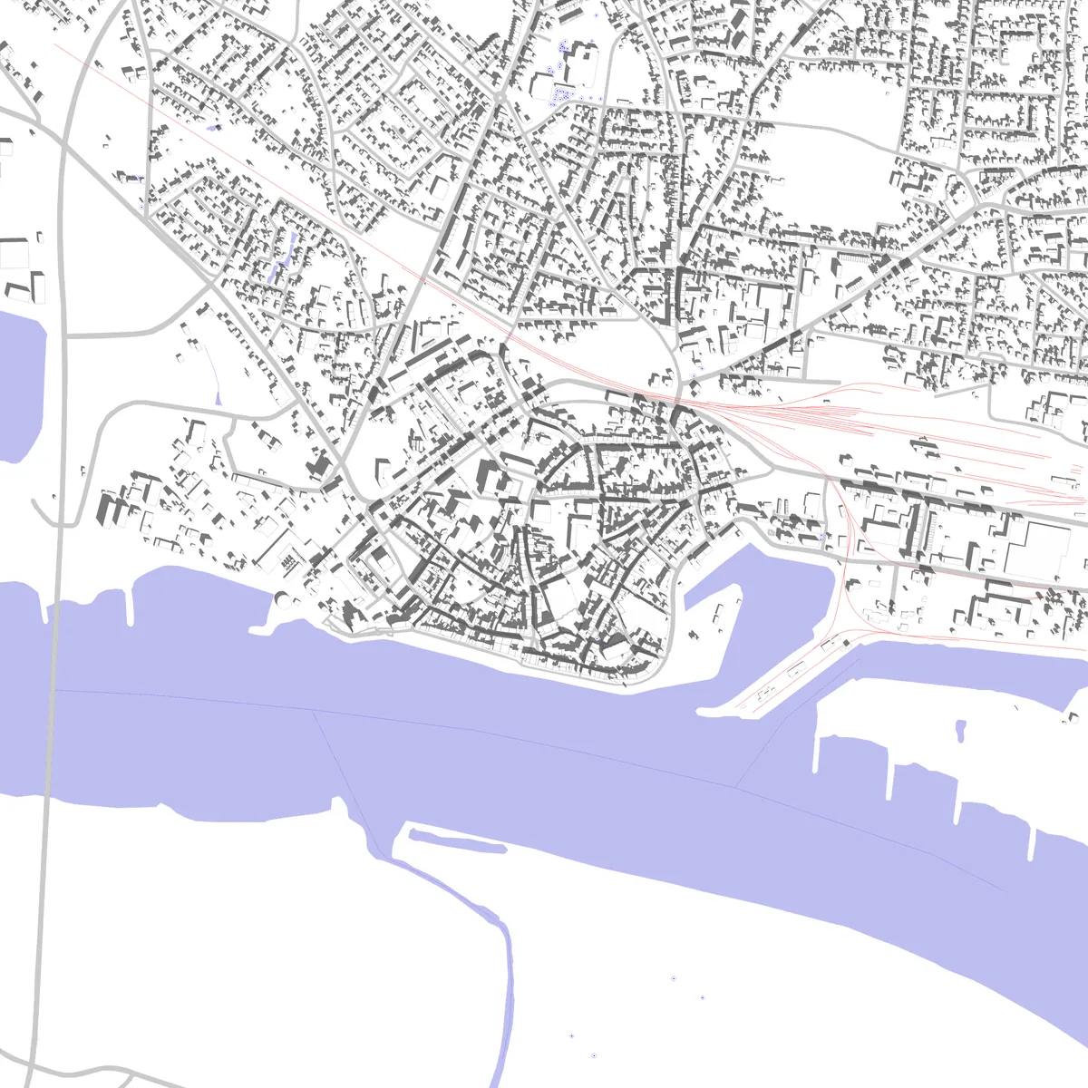 Emmerich am Rhein Lageplan (2,5 km)