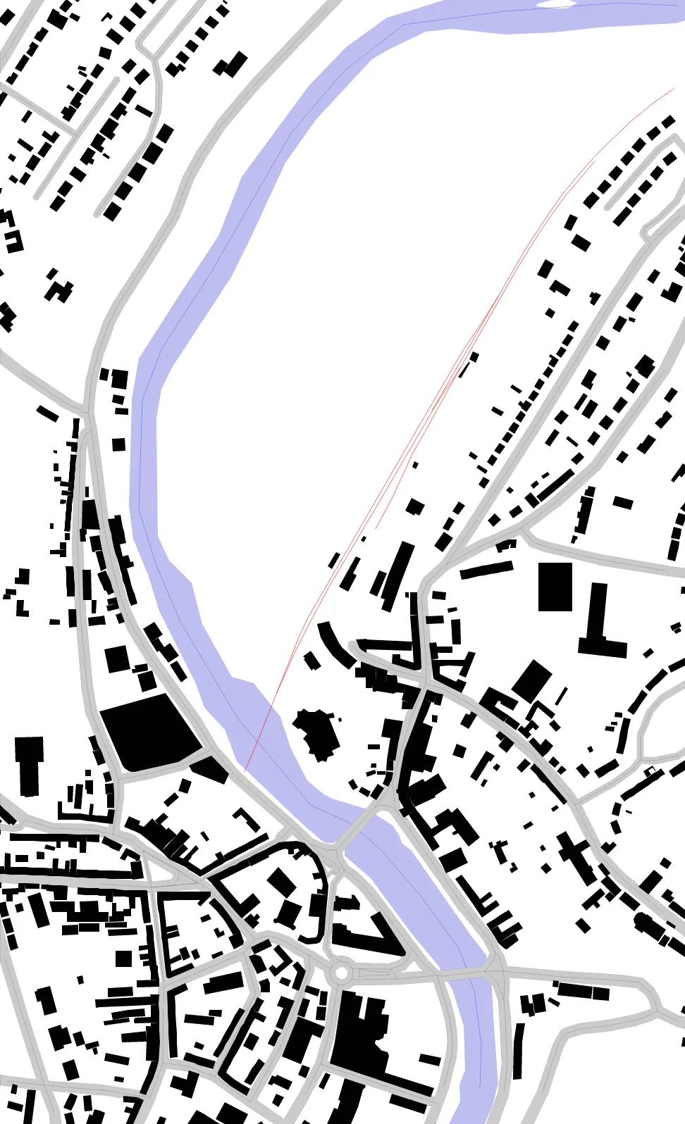 Enniscorthy figure ground plan