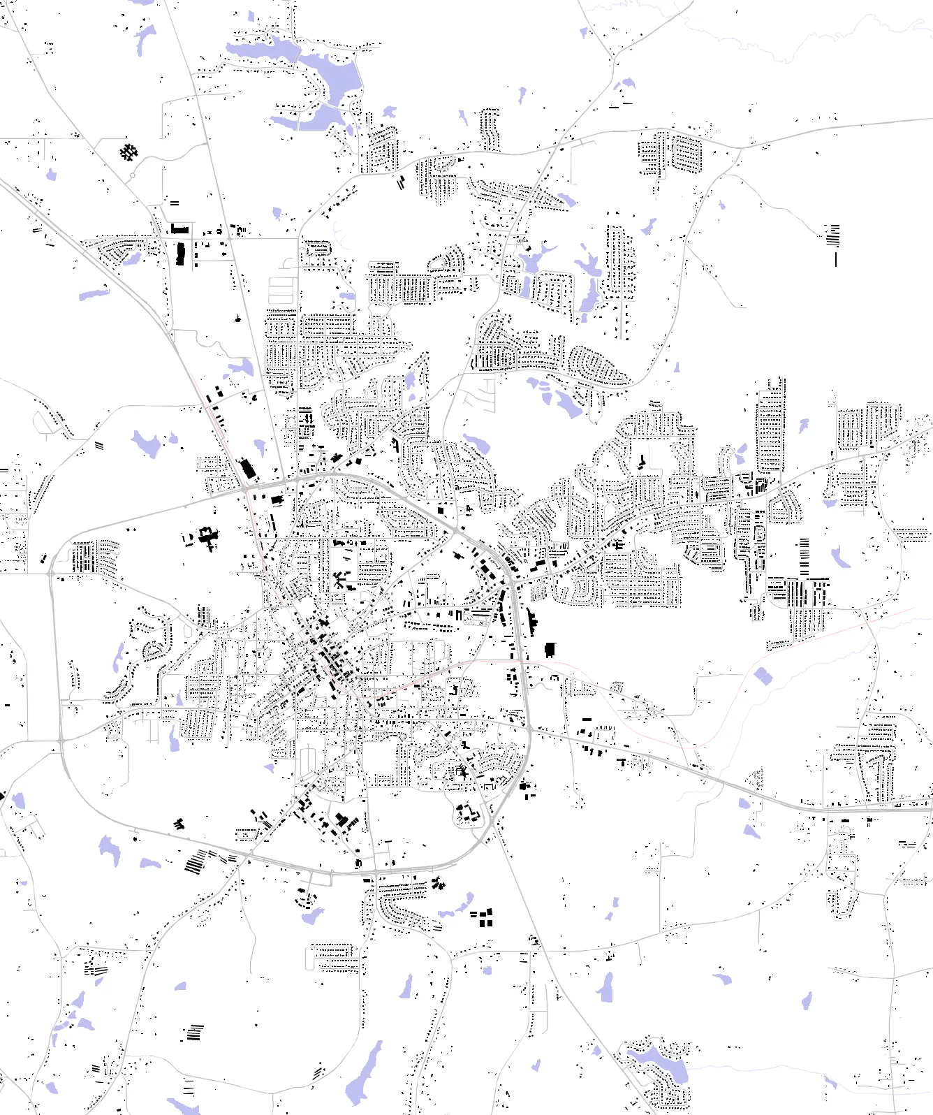 Enterprise figure ground plan
