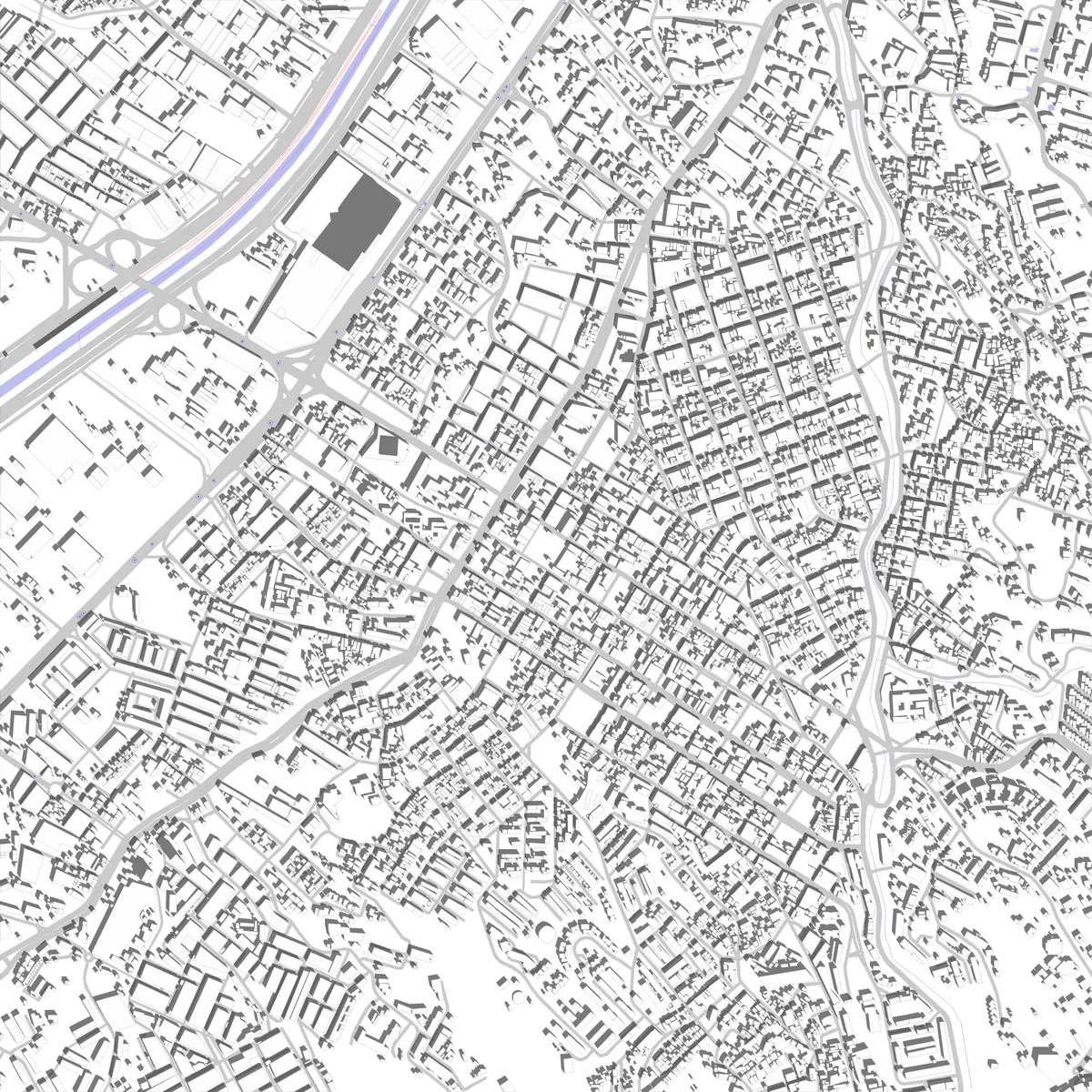 Envigado plano de situación (2,5 km)