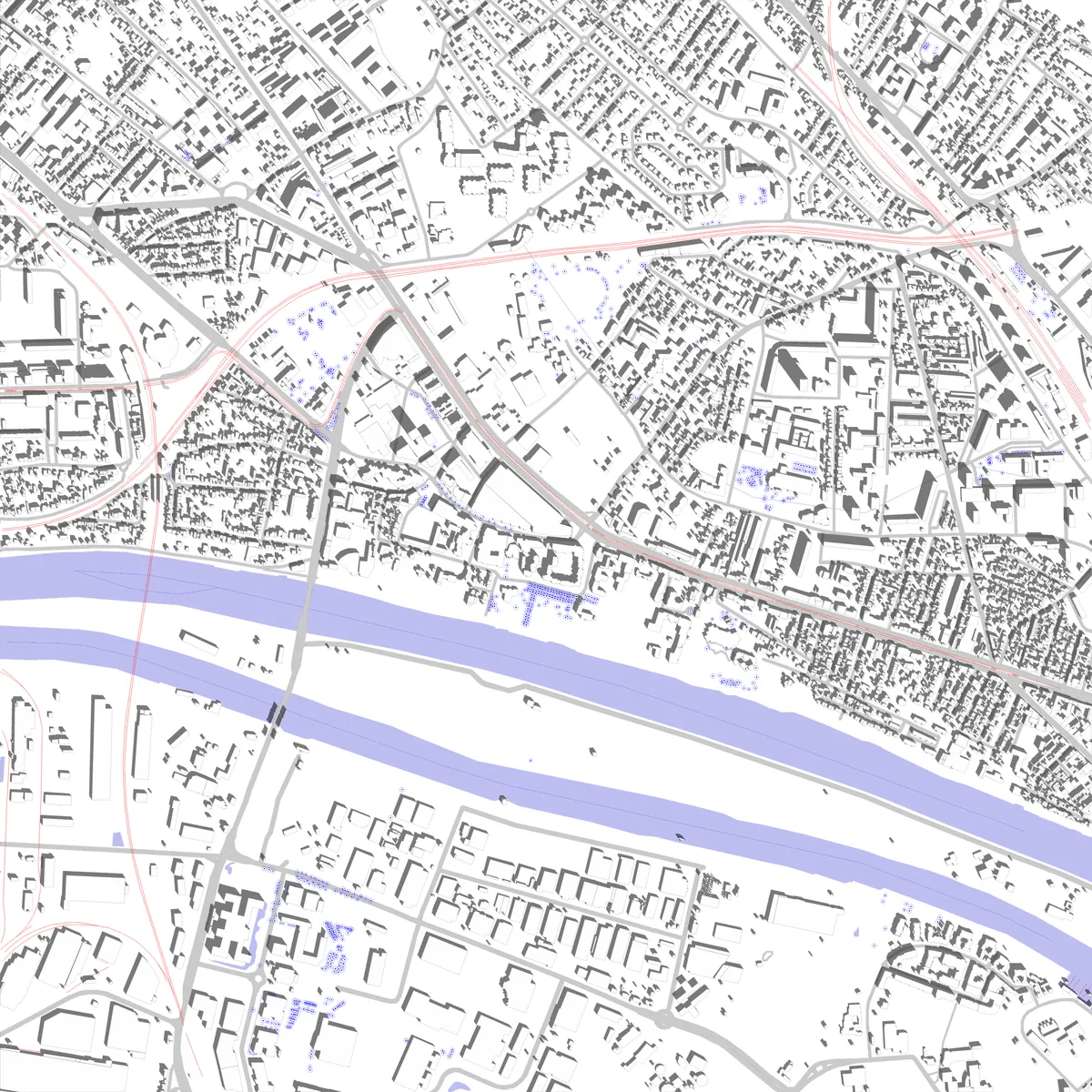 Épinay-sur-Seine plan de situation (2,5 km)