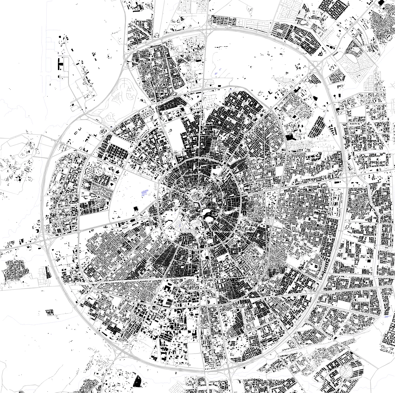 Erbil figure ground plan