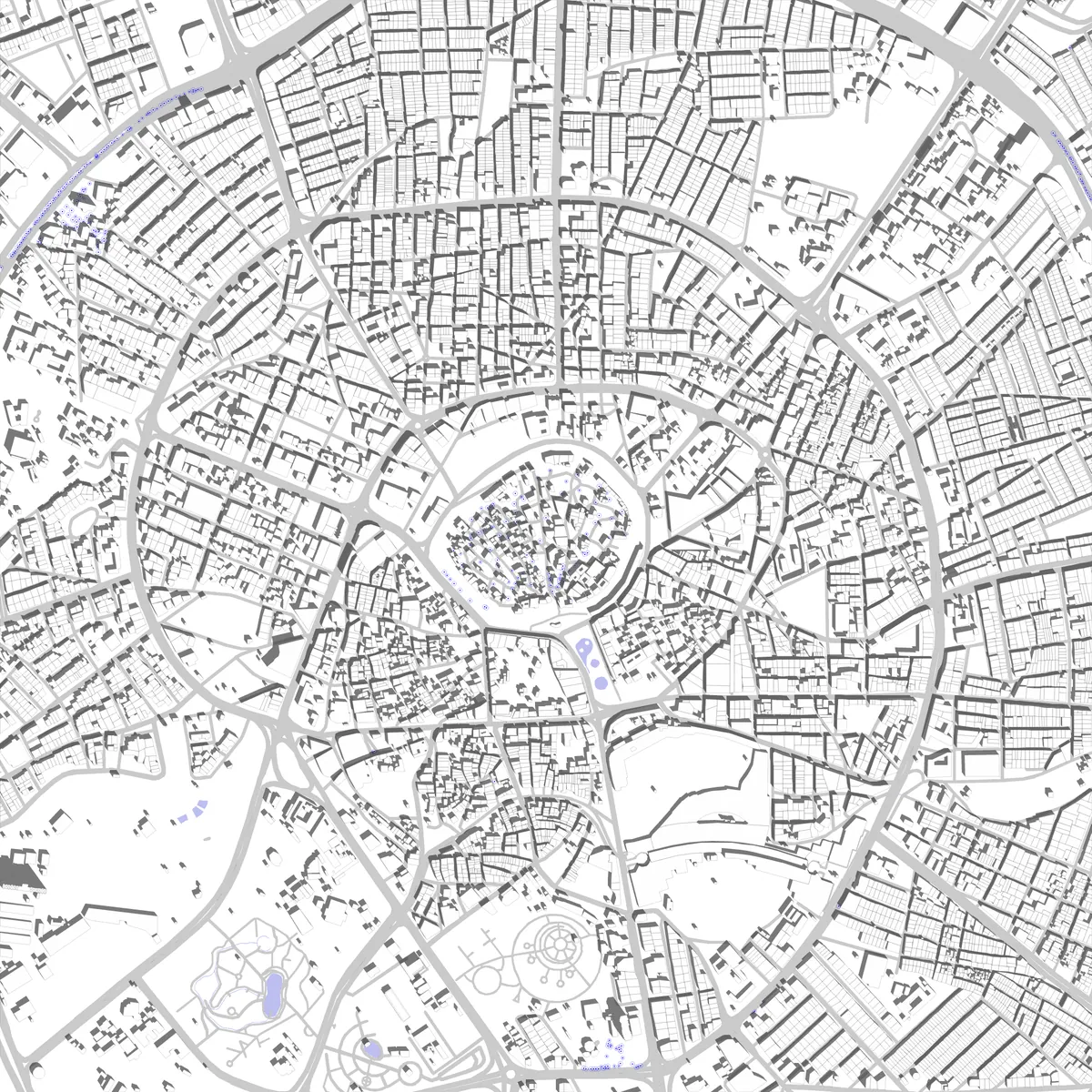 Erbil site plan (2.5 km)