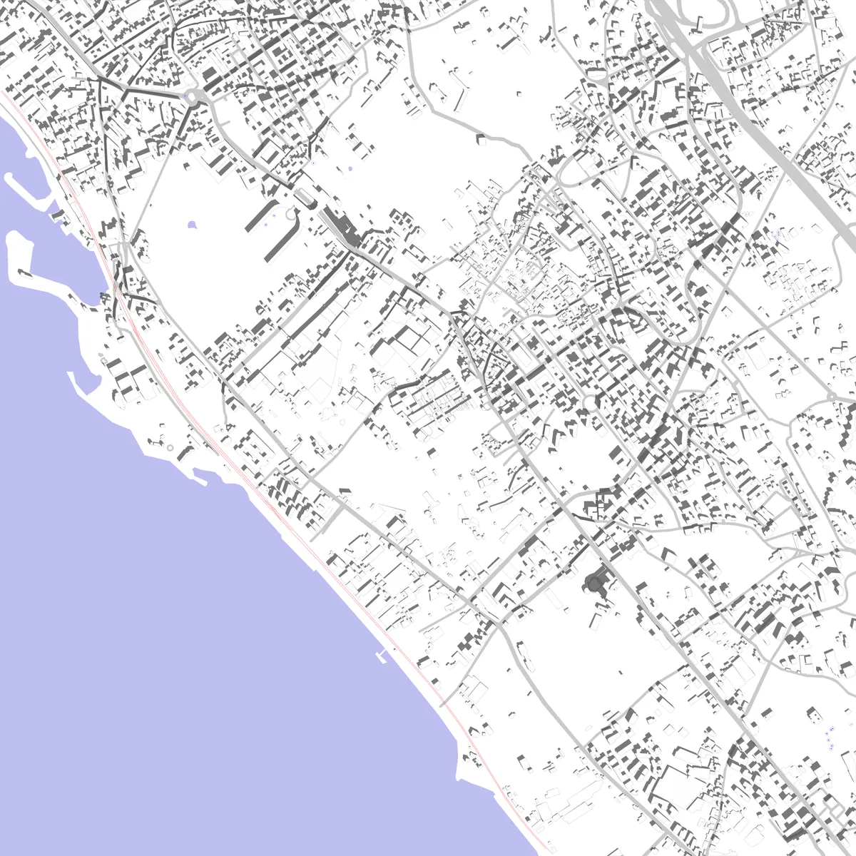 Ercolano Lageplan (2,5 km)