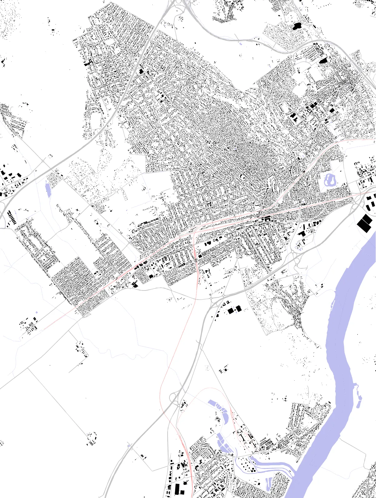 Érd figure ground plan
