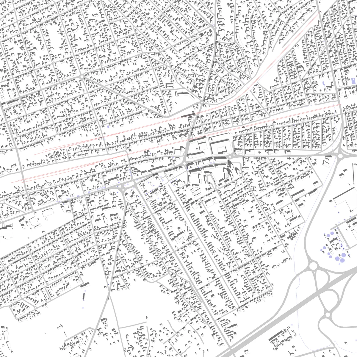 Érd site plan (2.5 km)