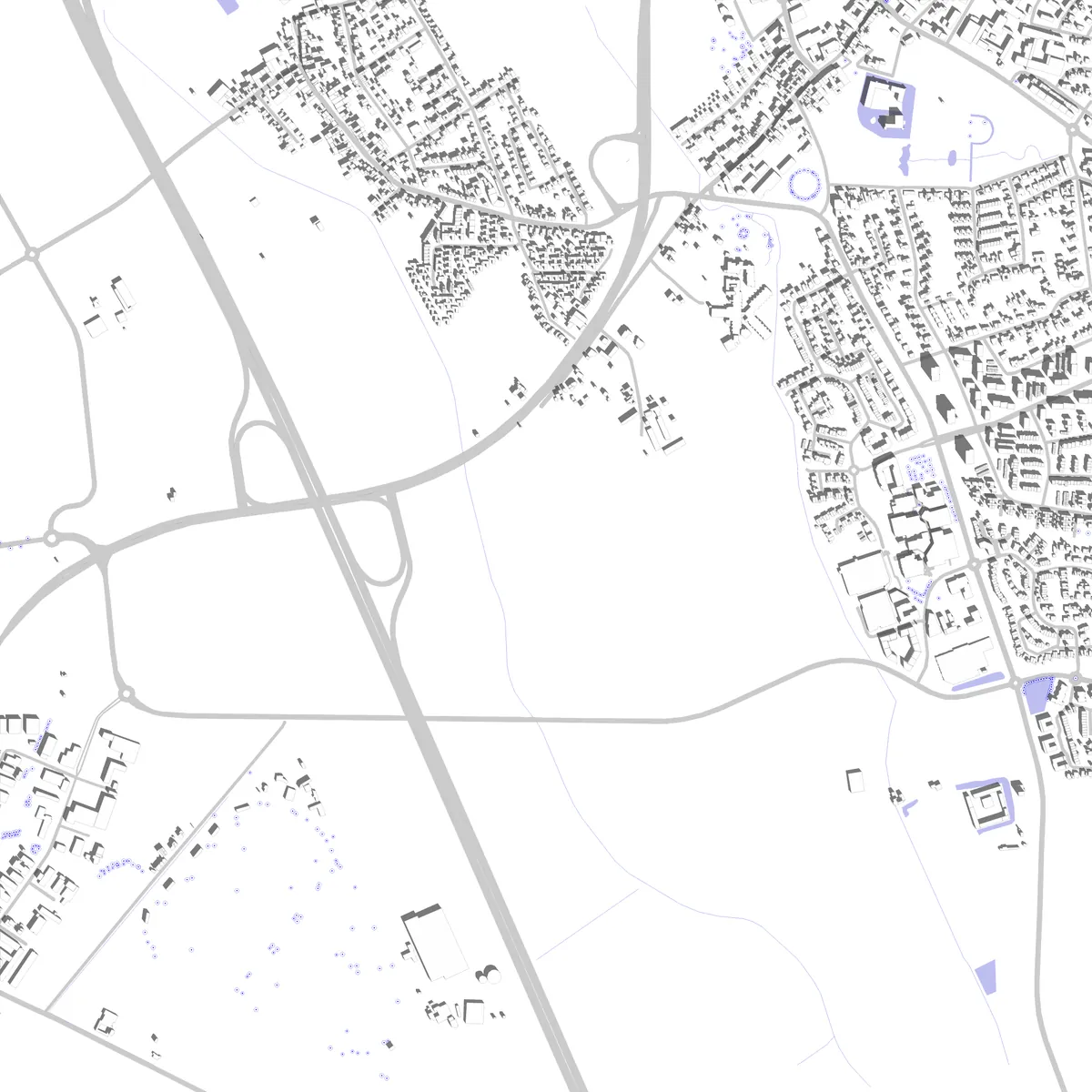 Erftstadt Lageplan (2,5 km)