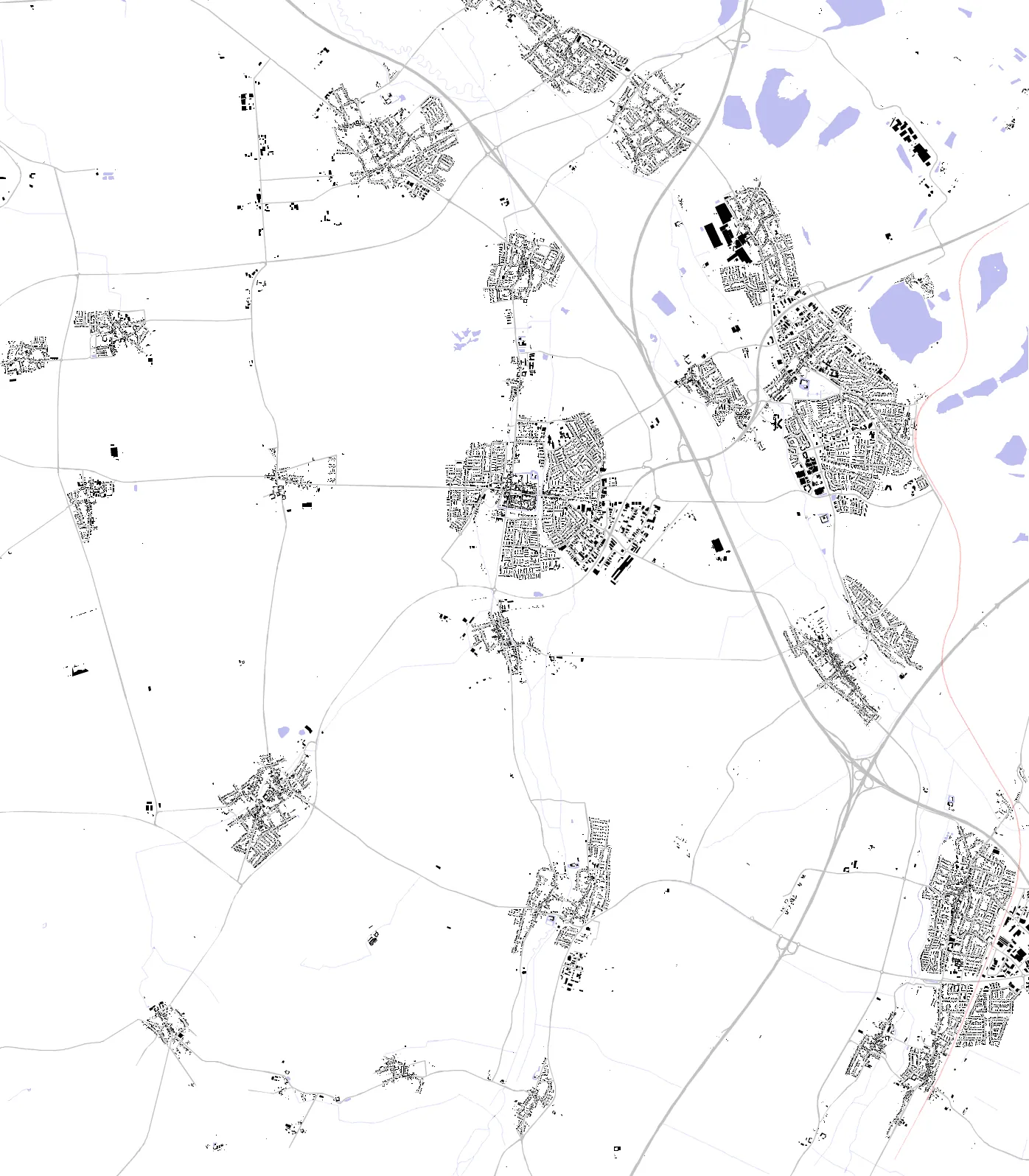 Erftstadt Schwarzplan