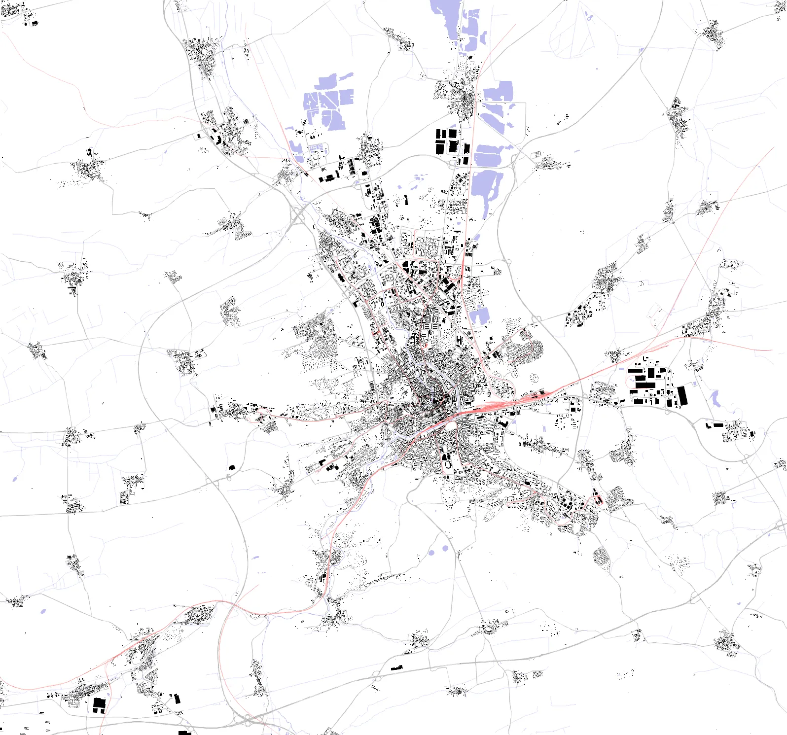 Erfurt Schwarzplan