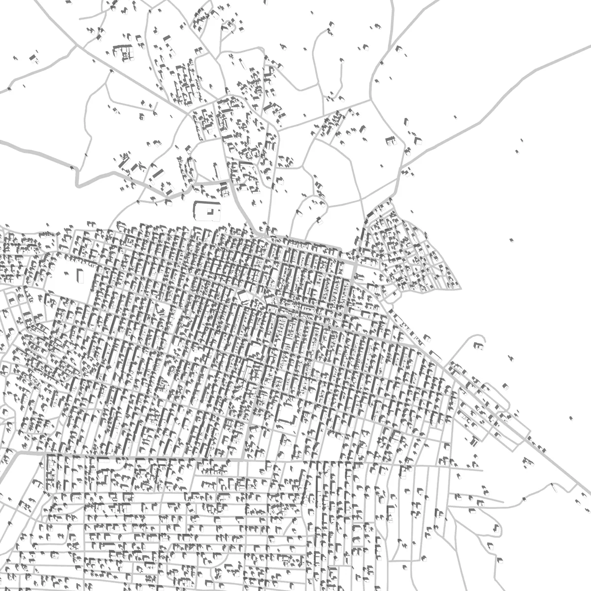 Erigavo site plan (2.5 km)