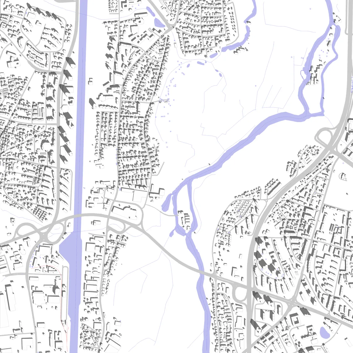 Erlangen Lageplan (2,5 km)