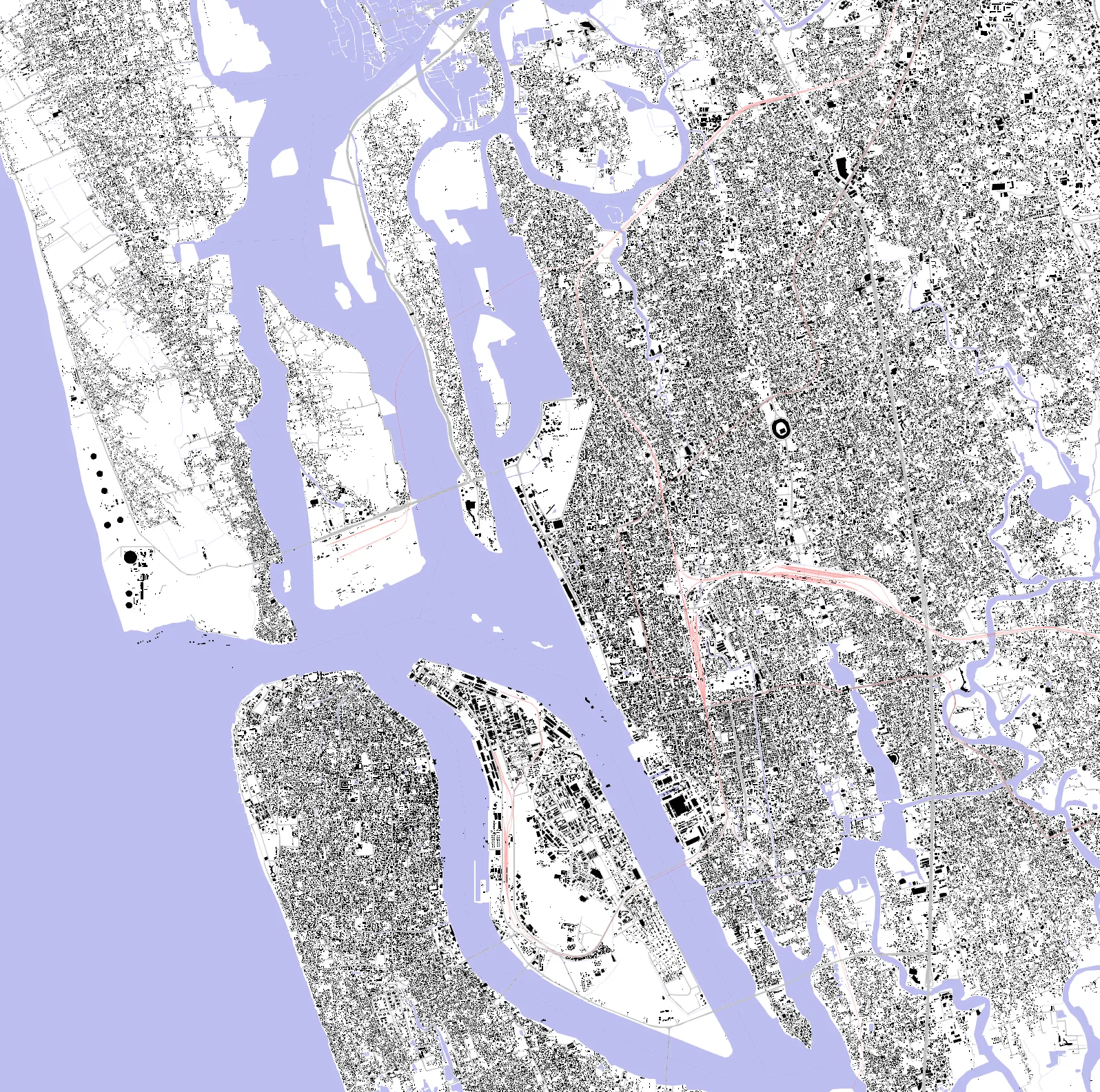 Ernakulam figure ground plan