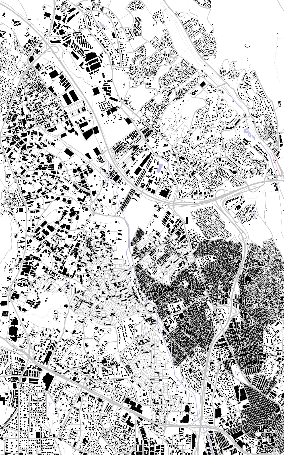 Esenyurt figure ground plan