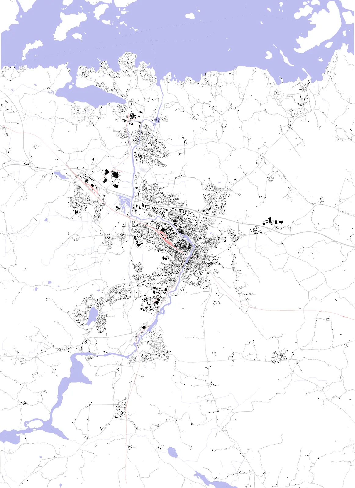 Eskilstuna Schwarzplan