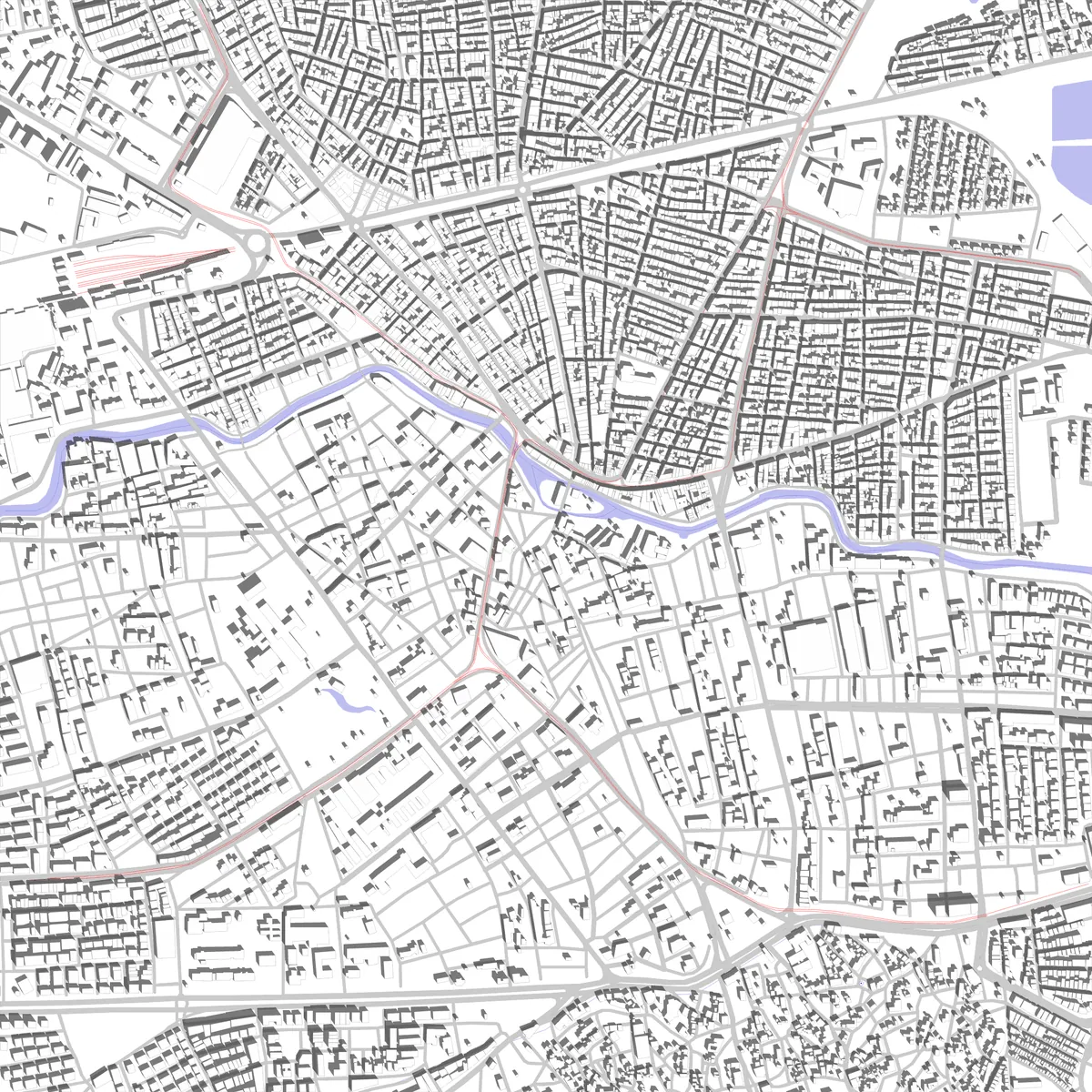 Eskişehir altlık harita (2,5 km)
