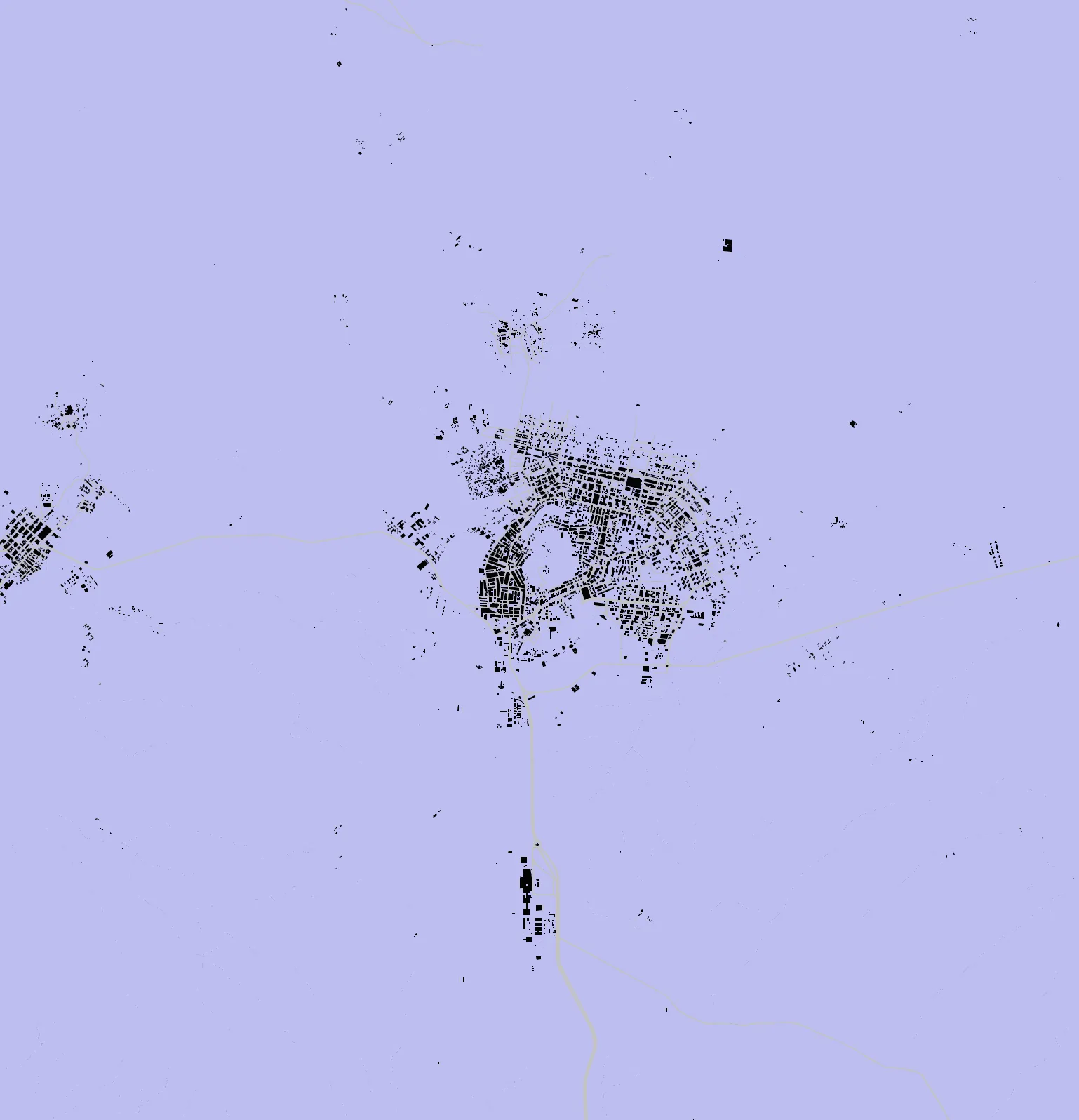 Espargos figure ground plan