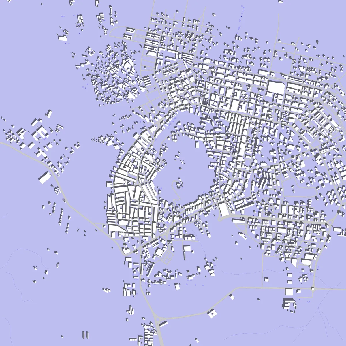 Espargos site plan (2.5 km)