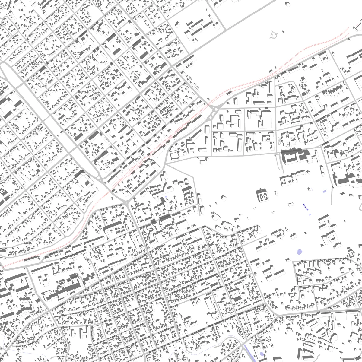 Essentuki Lageplan (2,5 km)