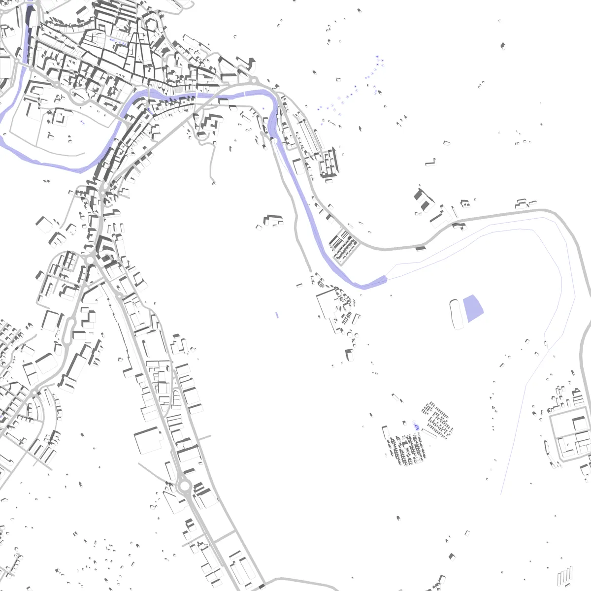 Estella-Lizarra plano de situación (2,5 km)