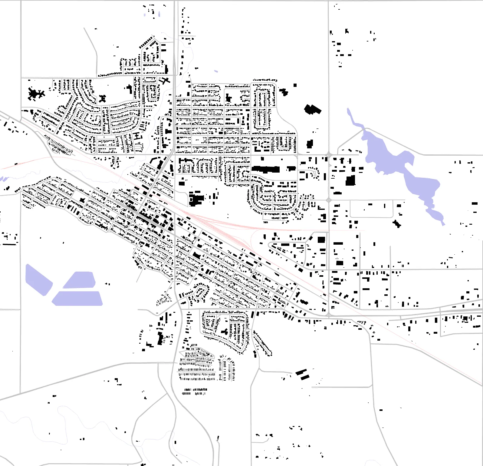 Estevan figure ground plan