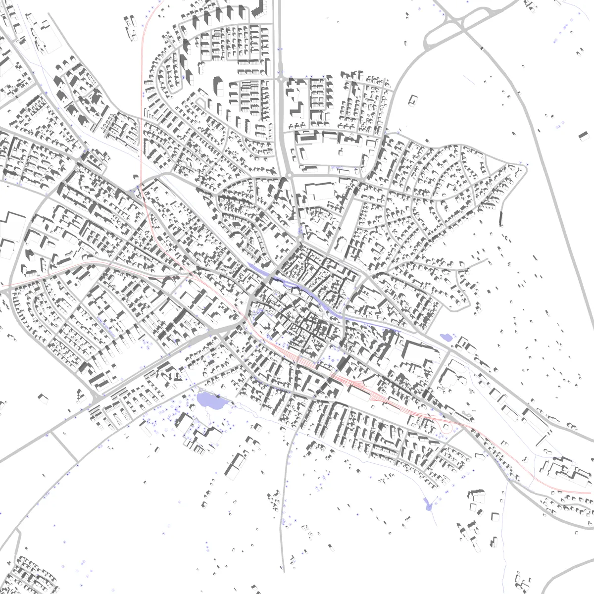 Ettlingen Lageplan (2,5 km)