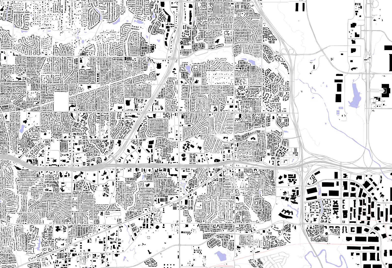 Euless Schwarzplan