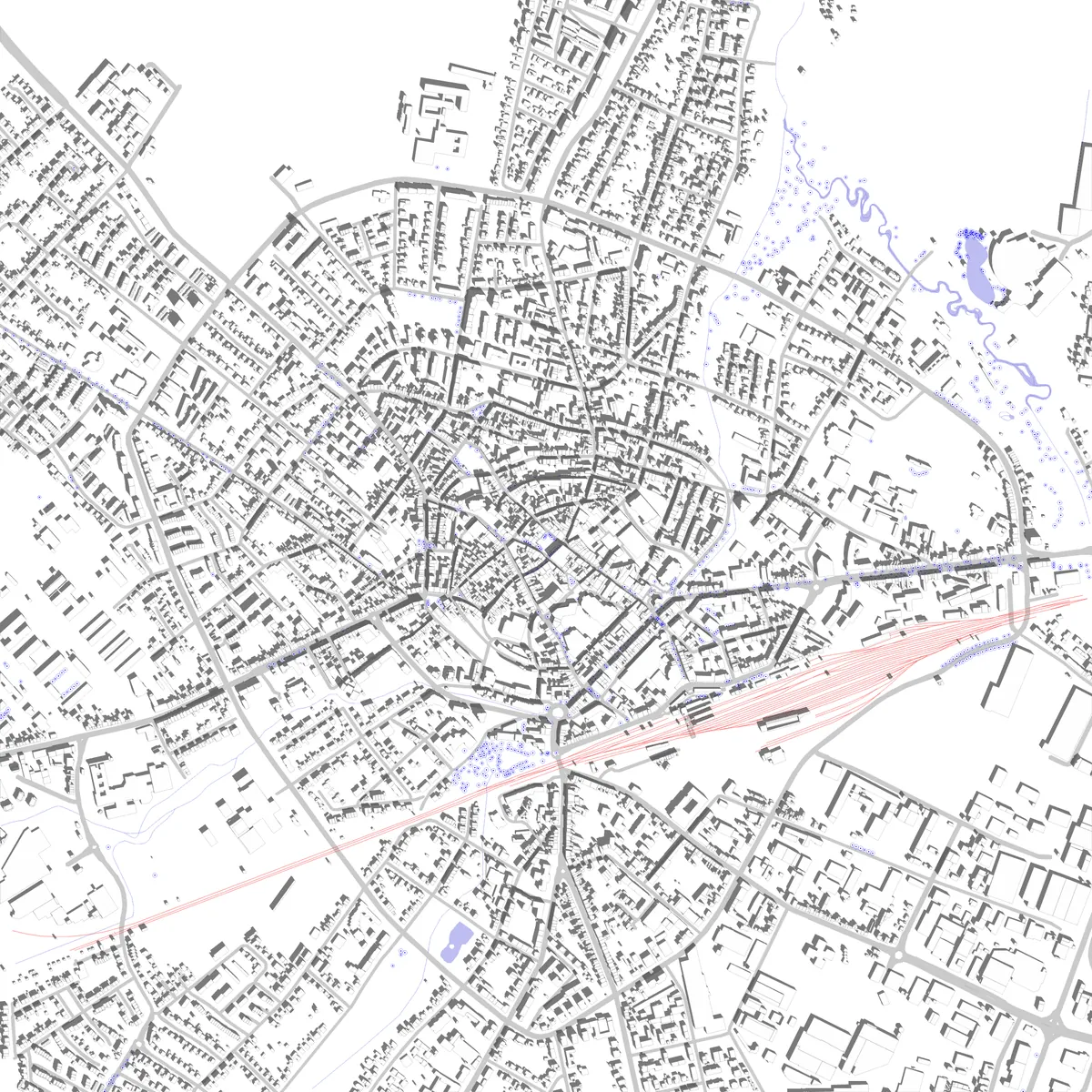 Euskirchen Lageplan (2,5 km)