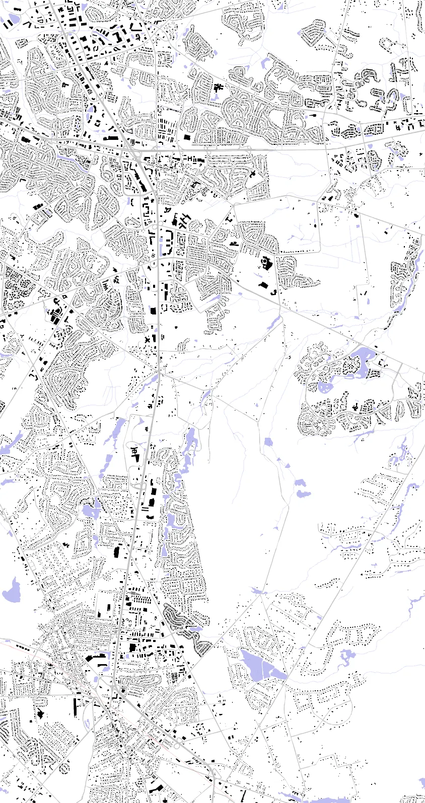 Evesham figure ground plan