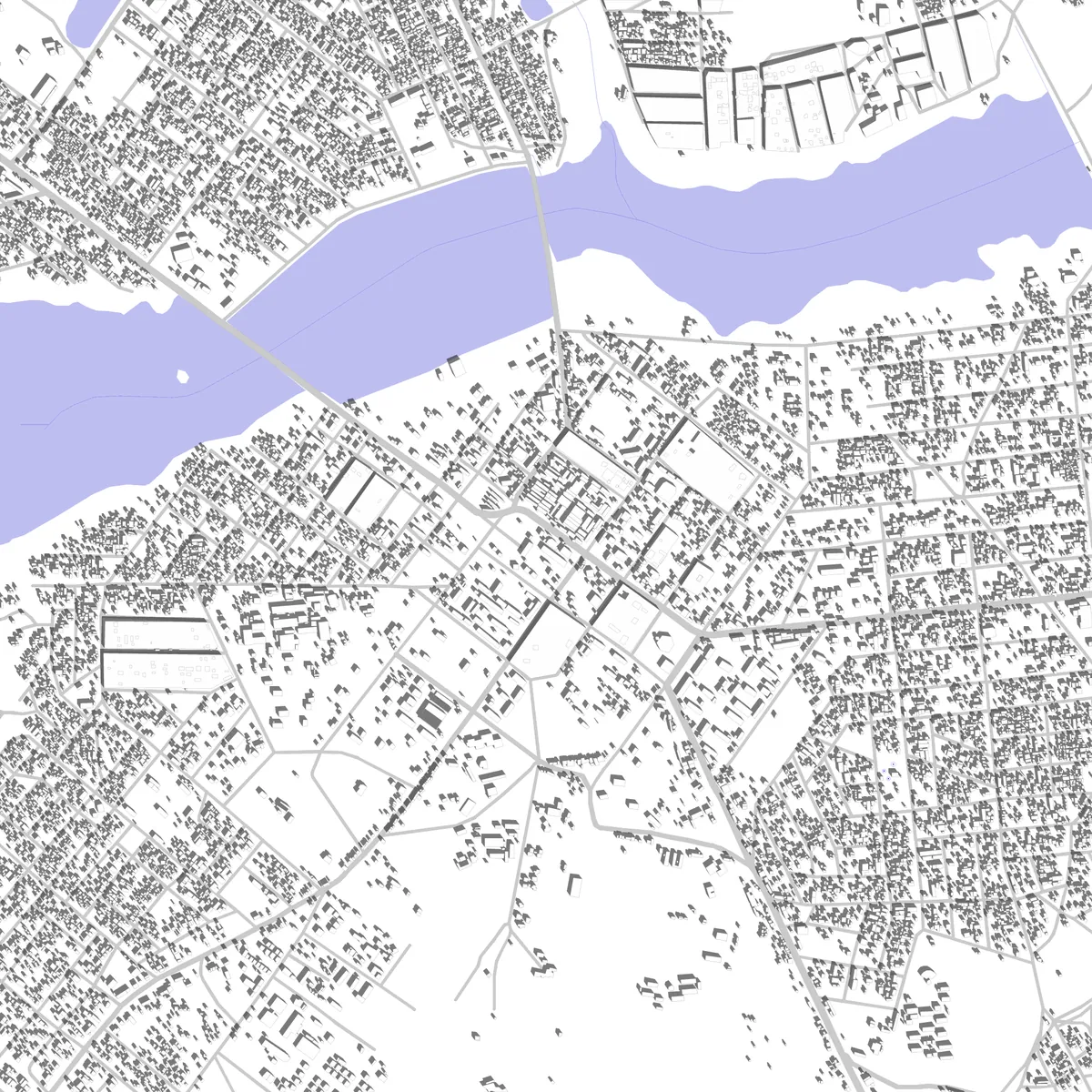 Fada N’Gourma site plan (2.5 km)