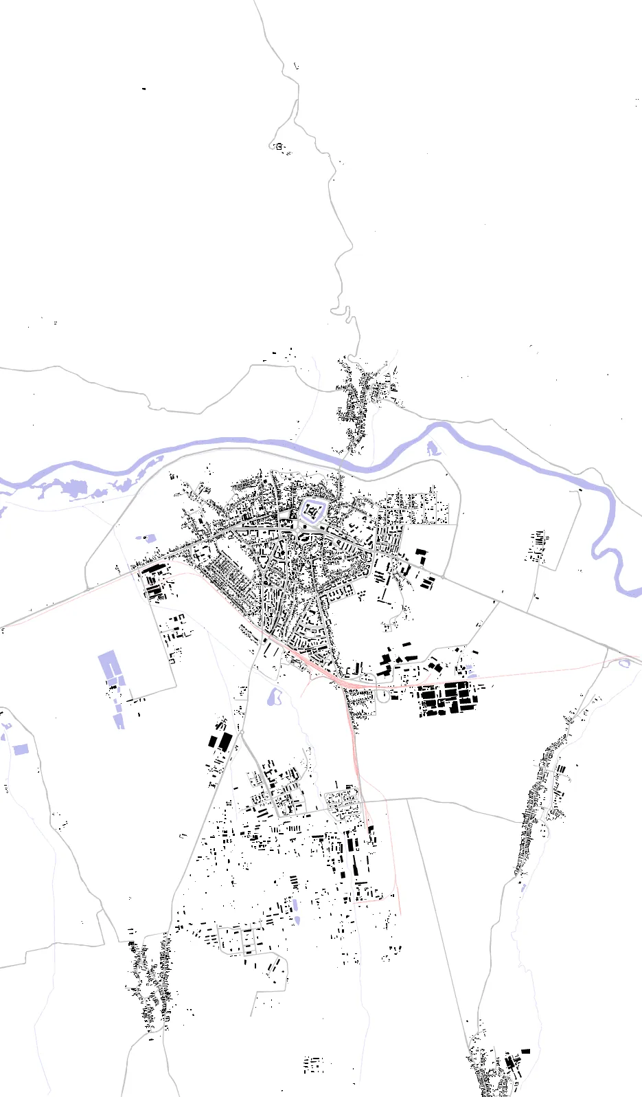 Făgăraș figure ground plan
