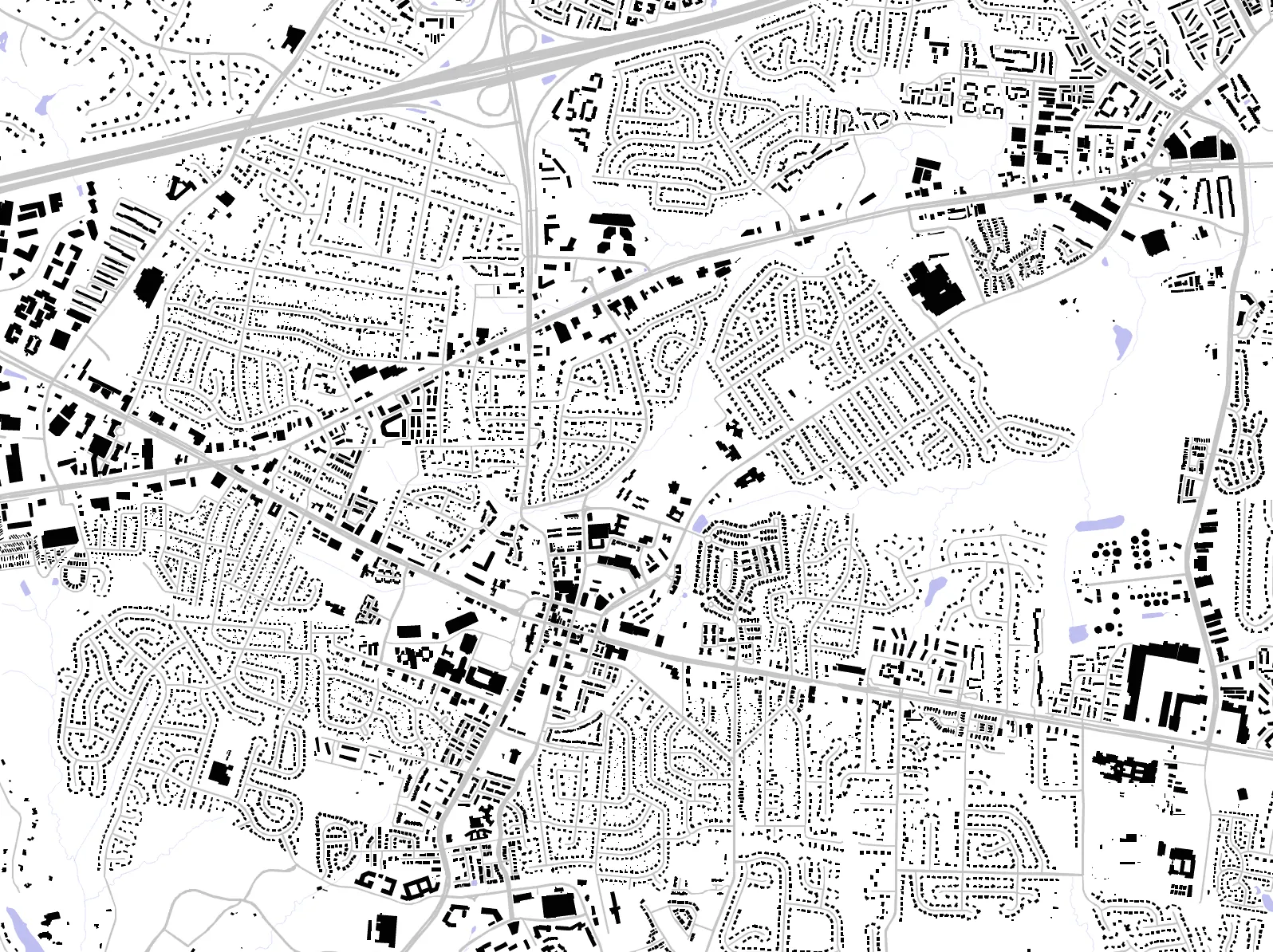 Fairfax figure ground plan