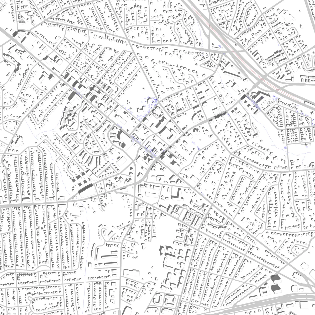 Falls Church site plan (2.5 km)