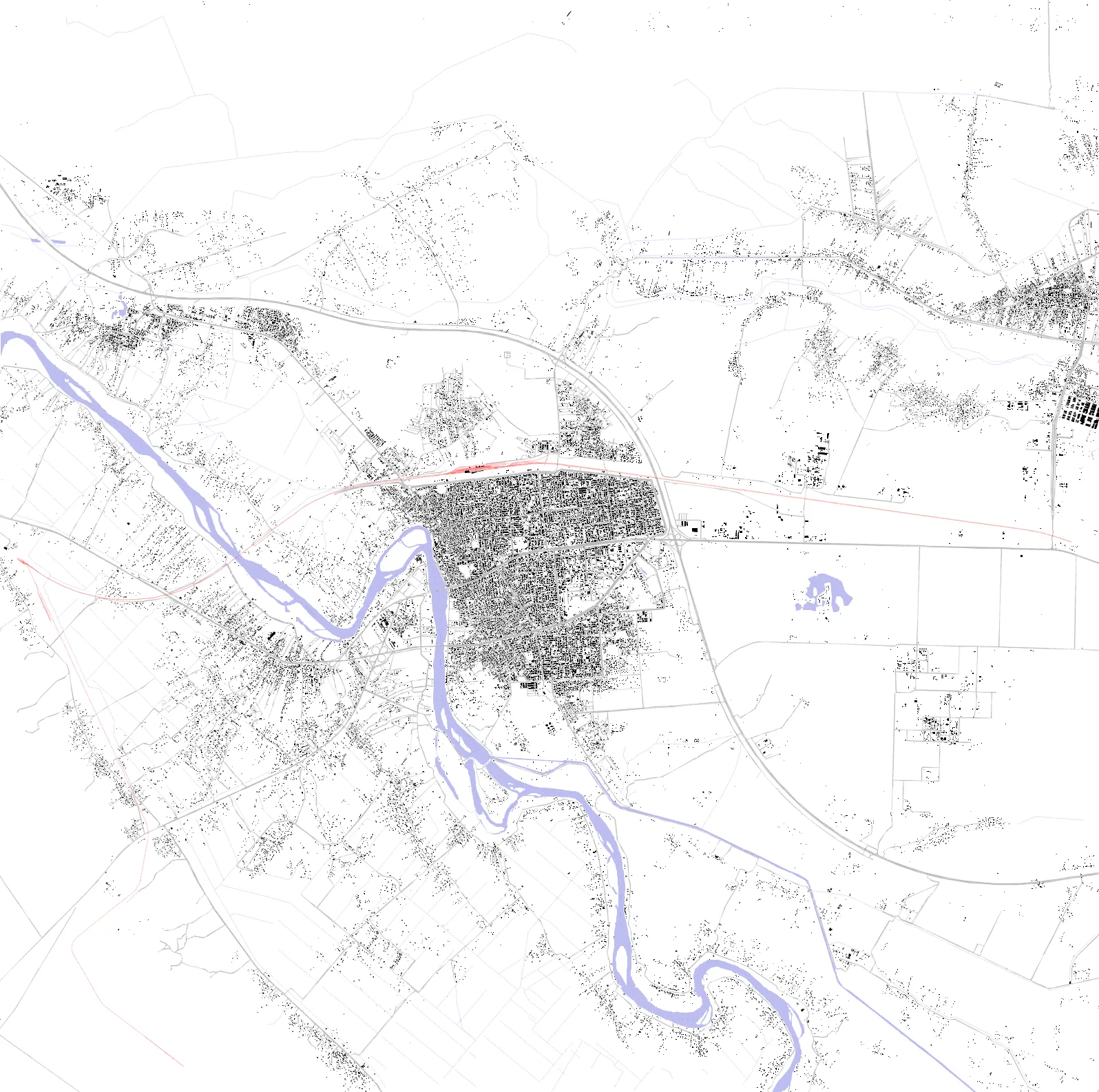 Fallujah figure ground plan
