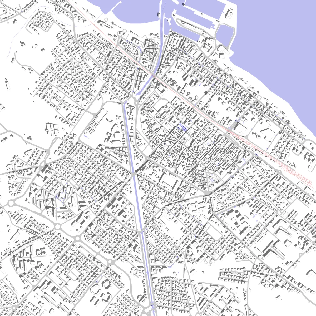 Fano planimetria di sito (2.5 km)