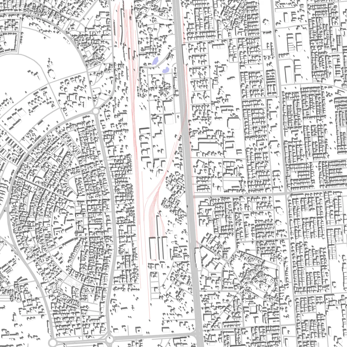 Faridabad site plan (2.5 km)