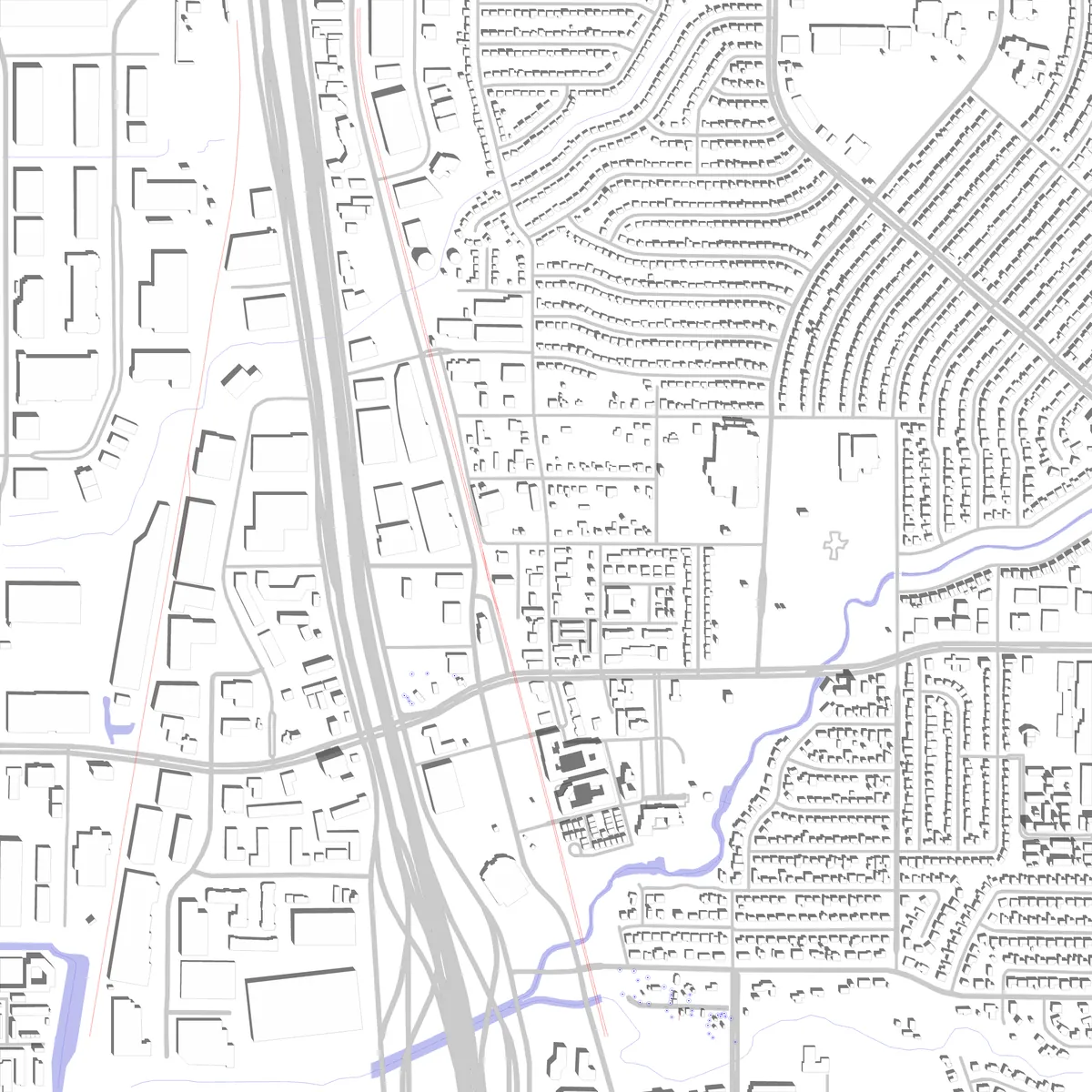 Farmers Branch site plan (2.5 km)