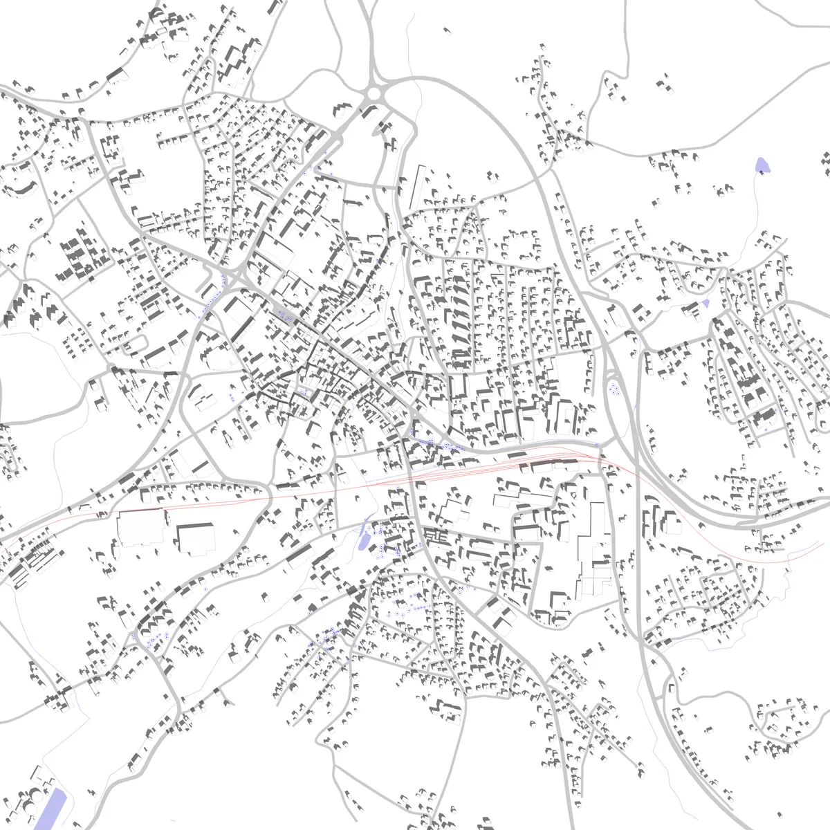 Feldkirchen in Kärnten Lageplan (2,5 km)